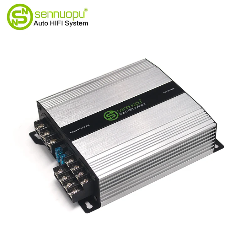 Mono Block Block Car amplifier ကိုခေတ်သစ်ကားတစ်စီးအသံစနစ်များအတွက်အဆုံးစွန်သောအင်အားကြီးမားသောမီးလောင်မှုကိုအဘယ်အရာကပြုလုပ်သနည်း။