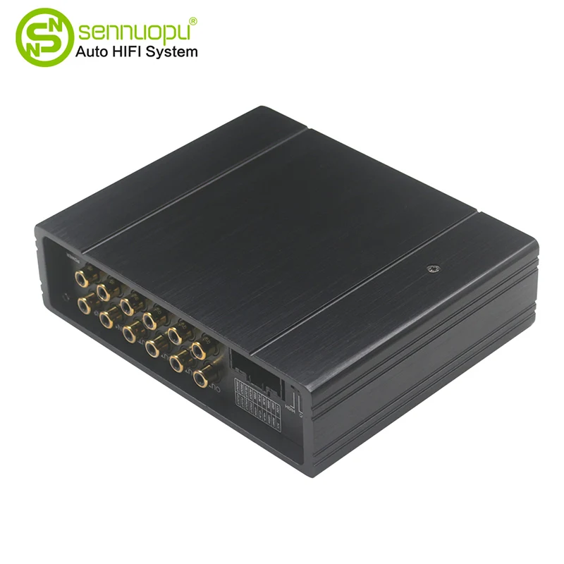 ကား DSP Amplifier 4 လိုင်း 8 လိုင်းဒစ်ဂျစ်တယ်အသံပရိုဆက်ဆာများပါရှိသည်